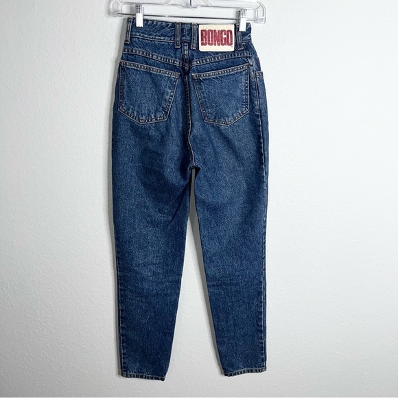 Bongo Jeans Women Size 3 Vintage 80s 90s Mom Tapered High Waisted Rise Blue B - Picture 3 of 9
